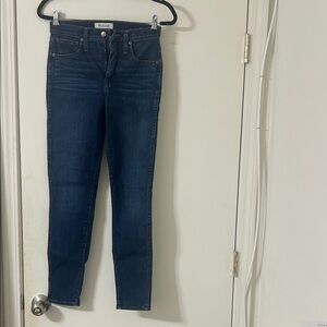 Madewell Dark Blue Skinny Jeans